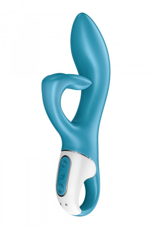 фото Вібратор-кролик із потрійним відростком Satisfyer Embrace me Turquoise