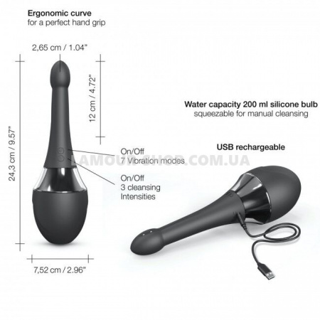 фото Автоматичний анальний душ-вібратор Dorcel Douche Mate Pro
