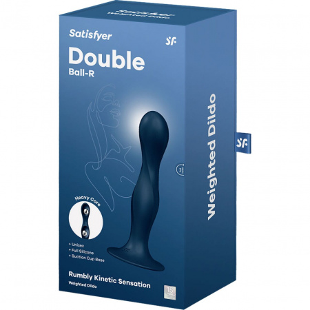 фото Ділдо Satisfyer Double Ball-R Dark Blue