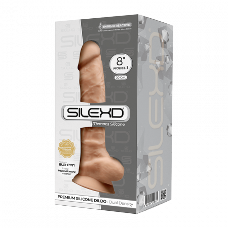 фото Фалоімітатор SilexD Vetus Flesh (MODEL 1 size 8in), двошаровий