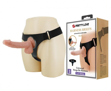 фото Страпон жіночий Pretty Love - HARNESS BRIEFS Kevin