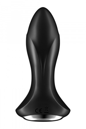 фото Анальна смарт вібропробка із перлинним масажем Satisfyer Rotator Plug 1+ Black