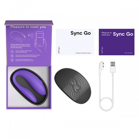 фото Смарт-вібратор для пар We-Vibe Sync GO Light Purple