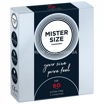 Презерватив Mister Size - pure feel - 60  товщина 0,05 мм