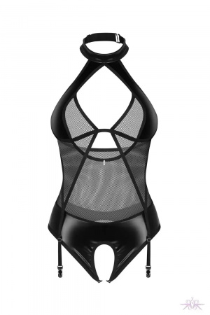 фото Боді Obsessive Dominna crotchless teddy S/M