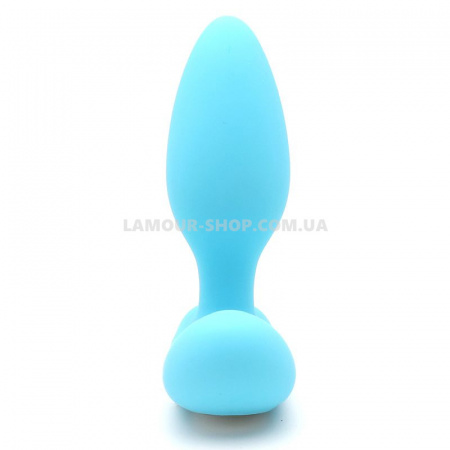 фото Вібропробка та масажер простати 2-в-1 KissToy Gordon Blue з пультом ДУ