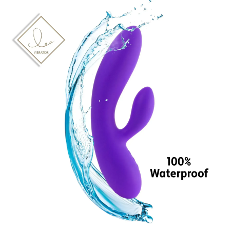 фото Вібратор кролик з двома моторами FeelzToys Lea Rabbit Vibrator Medium Purple