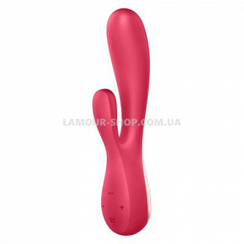 Смарт вібратор-кролик Satisfyer Mono Flex Red, 2 мотори