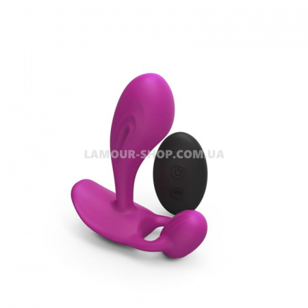 фото Вібратор Love To Love WITTY - SWEET ORCHID універсальний, точки G+P, пульт ДК