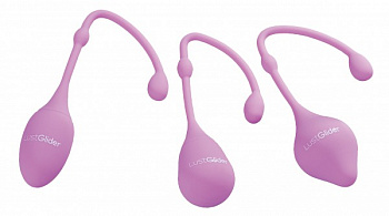 Набір вагінальних кульок LustGlider Kegel Ball Set Rosa
