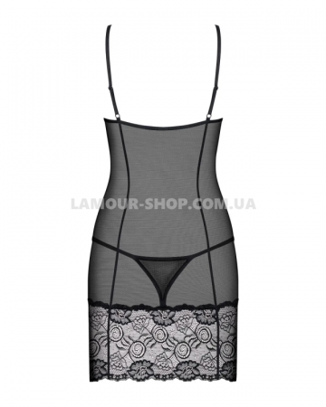 фото Сорочка  Obsessive Alluria chemise & thong S/M