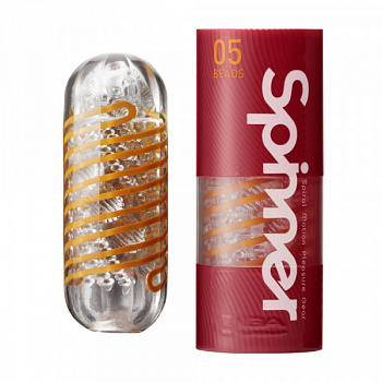 Мастурбатор Tenga Spinner Beads з пружною стимулюючою спіраллю всередині