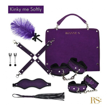 фото Подарунковий набір для BDSM RIANNE S — Kinky Me Softly Purple: 8 предметів