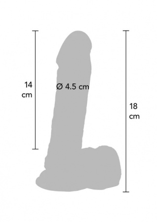 фото Фалоімітатор Dildo PVC 18cm