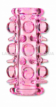 Насадка стимулююча BOSS Stretchy Sleeve Pink