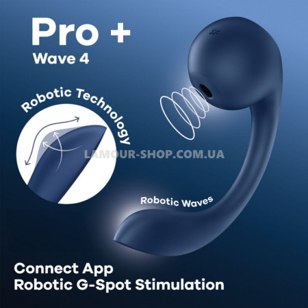 фото Вібратор Satisfyer Pro+ Wave 4 Connect App