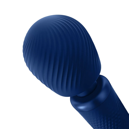 фото Вібромасажер Fun Factory VIM Vibrating Wand midnight blue, суперпотужний
