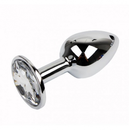 фото Анальная пробка с кристаллом S