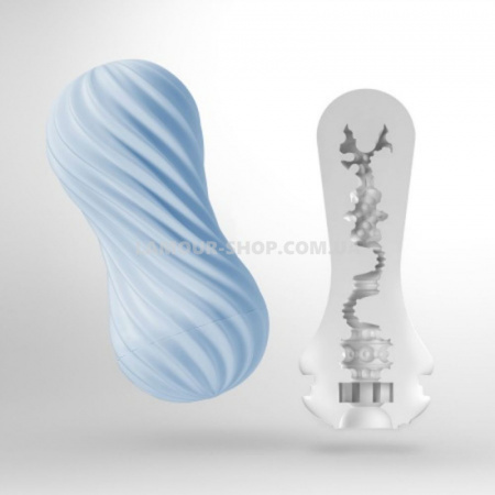 фото Мастурбатор Tenga FLEX Buble Blue