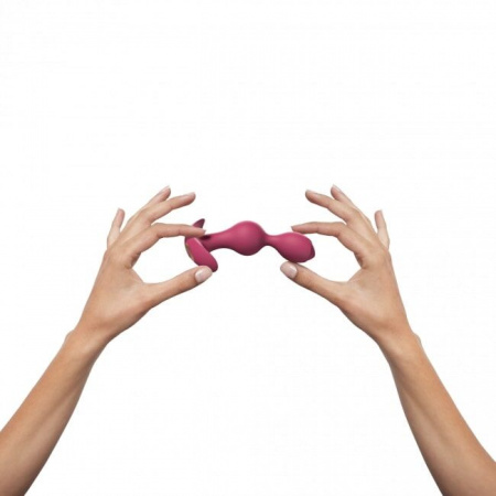 фото Анальний стимулятор гнучкий з вібрацією Love To Love TWINNY BUD Plum