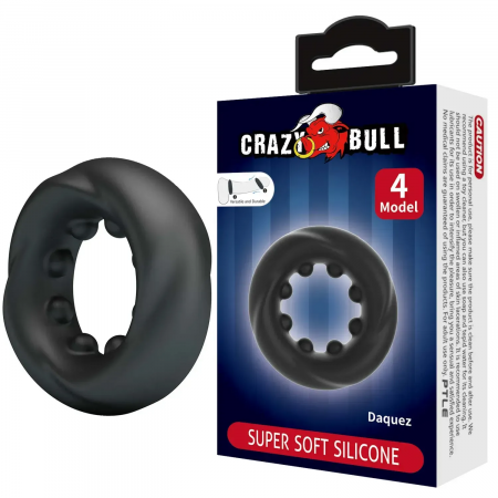 фото Ерекційне кільце Crazy Bull №4 - DAQUEZ super soft silicone