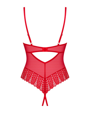 фото Боді Obsessive Ingridia crotchless teddy M/L