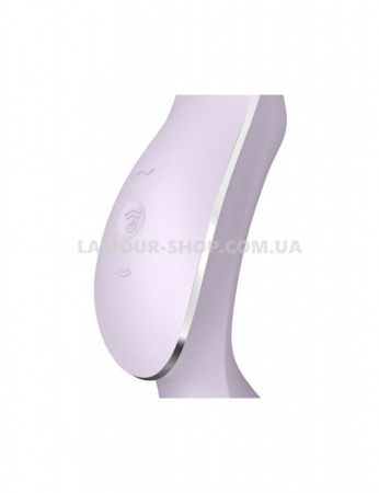фото Вакуумний стимулятор з вібрацією Satisfyer Curvy Trinity 2 Violet