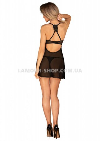 фото Пеньюар та трусики Obsessive Latinesa babydoll & thong XS/S
