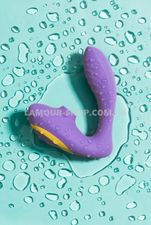 фото Вібратор для пар із вакуумною стимуляцією Romp REVERB