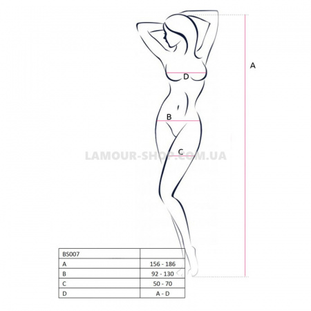 фото Бодістокінг Passion white, комбінезон, закриті плечі, рукав 3/4