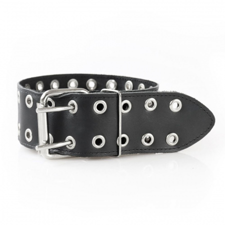 фото Нашийник Art of Sex - Tessa, натуральна шкіра, колір чорний