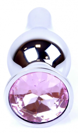фото Анальна пробка Boss Series - Jewellery Silver BUTT PLUG Rose