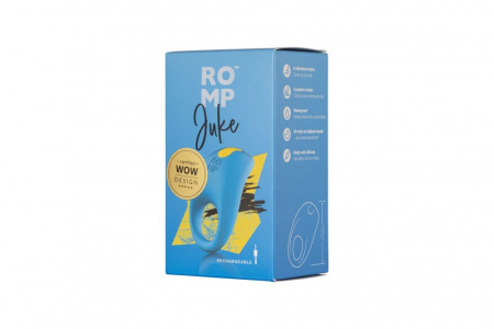 фото Ерекційне віброкільце Romp Juke, вигнута віброголовка