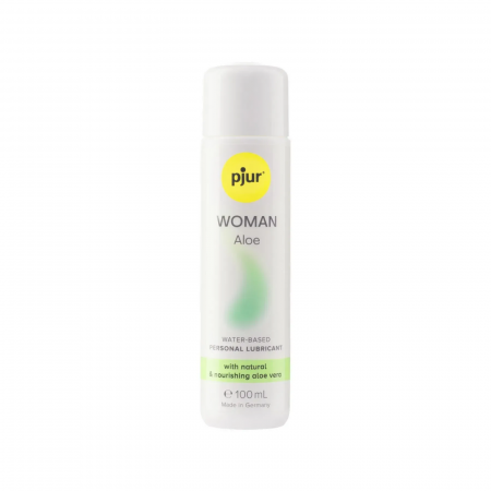 фото Лубрикант на водній основі pjur Woman Aloe 100 мл з екстрактом алое