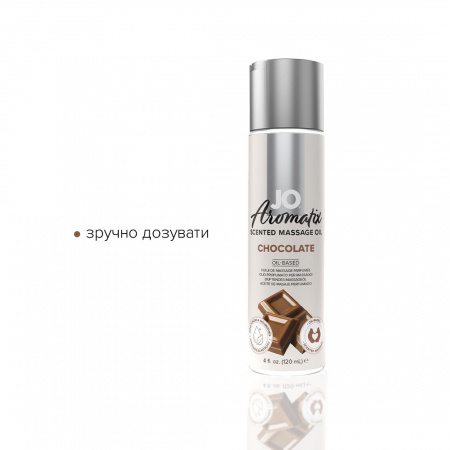 фото Масажна олія System JO Aromatix - Massage Oil - Chocolate 120 мл