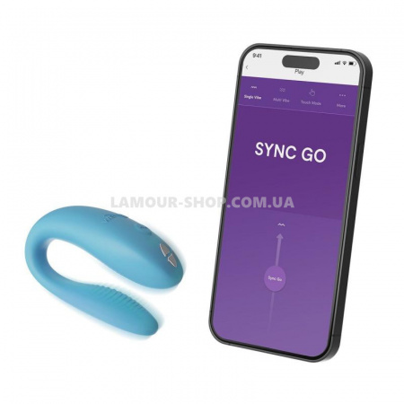 фото Смарт-вібратор для пар We-Vibe Sync GO Turquoise