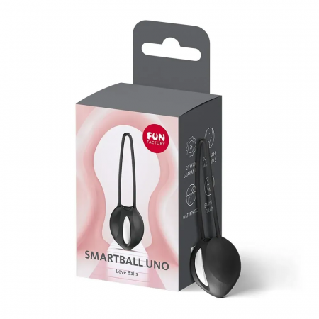 фото Вагінальна кулька  Fun Factory SMARTBALL UNO Black,діаметр 3,6 см