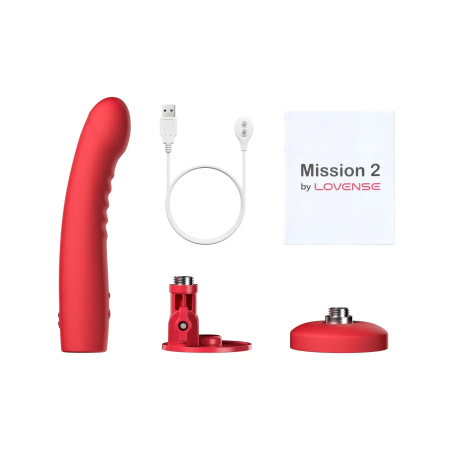 фото Смарт-міні секс-машина Lovense Mission 2 Vibrating suction cup dildo