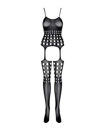 фото Бодістокінг Obsessive  G310 S/M/L, топ, панчохи, підв’язки