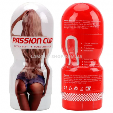 фото Вагіна-мастурбатор PASSION CUP MASTURBATOR- VAGINA