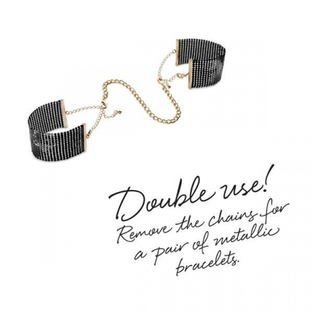 фото Наручники Bijoux Indiscrets Desir Metallique Handcuffs - Black