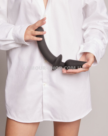 фото Анальна пробка дилдо 2в1 Strap-On-Me SWITCH PLUG-IN DILDO Black S