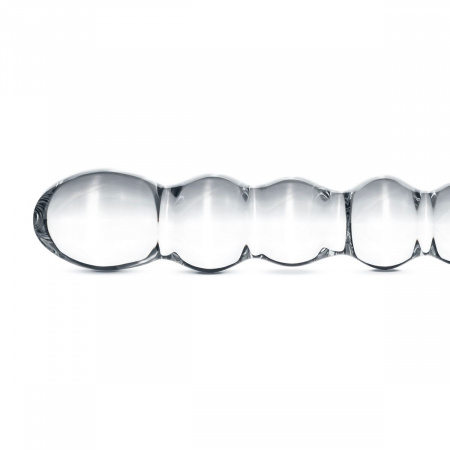 фото Скляний дилдо у вигляді намистин Gildo Glass Dildo No. 19