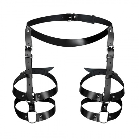 фото Гартери  Art of Sex - Melani Leather garters, Чорні XS-M