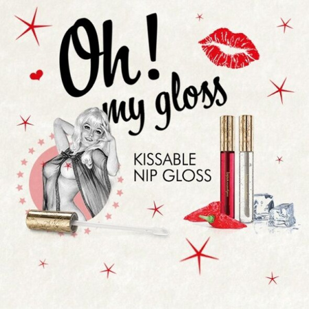 фото Зігр. та охл. блиск для сосків Bijoux Indiscrets Kissable Nip Gloss DUET