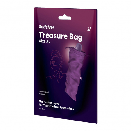 фото Мішечок для зберігання іграшок Satisfyer Treasure Bag XL Violet