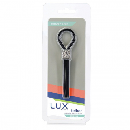 фото Ерекційне кільце-ласо LUX Active Tether Adjustable Silicone Cock Tie