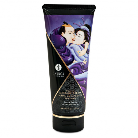фото Їстівний масажний крем Shunga Kissable Massage Cream – Exotic Fruits (200 мл)