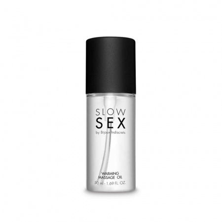 фото Розігріваюча їстівна масажна олія Bijoux Indiscrets SLOW SEX