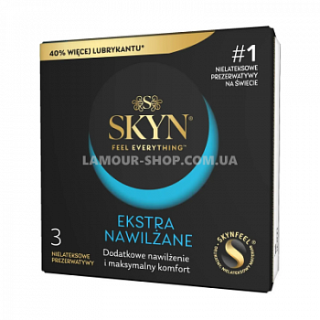 Презервативи SKYN Ekstra Nawilżane 3 шт